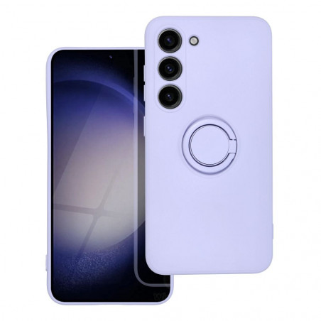 Samsung Galaxy S23 5G Hülle Silicone ring Lila (Violet)