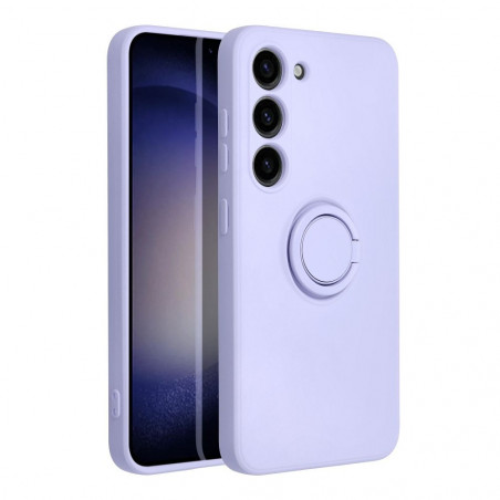 Samsung Galaxy S23 5G Hülle Silicone ring Lila (Violet)