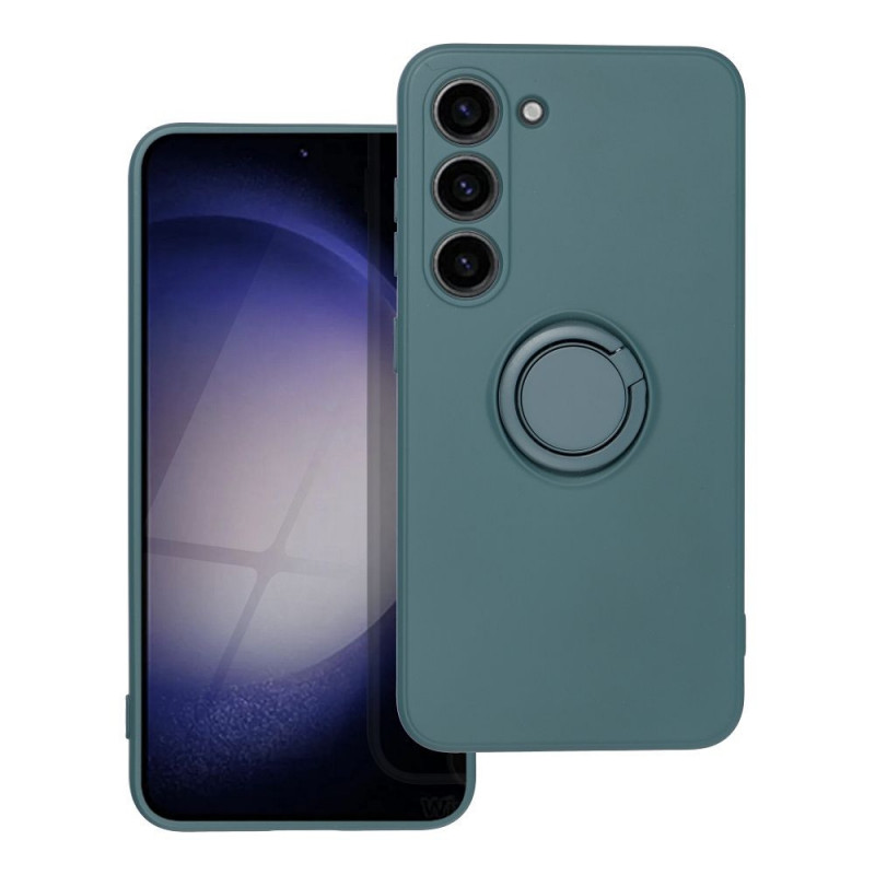 Samsung Galaxy S23 5G Hülle Silicone ring Grün