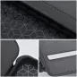 Apple iPhone 13 Pro Book Handytaschen Razor Book Kohlenstoff-Faser, Kohlenstoffmuster  Blau