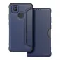XIAOMI Redmi 9C Book Handytaschen Razor Book Kohlenstoff-Faser, Kohlenstoffmuster  Blau