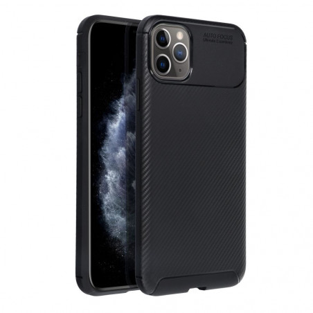 Apple iPhone XS Max Hülle Carbon premium Elegant  Schwarz