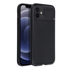 Apple iPhone 12 Pro Hülle Carbon premium Elegant  Schwarz