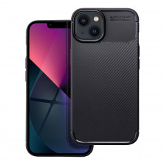 Apple iPhone 13 Hülle Carbon premium Elegant  Schwarz