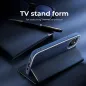 Apple iPhone 14 Plus Book Handytaschen LUNA Book Carbon Kohlenstoff-Faser, Elegant  Blau