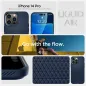Apple iPhone 14 Pro Hülle Spigen  Liquid Air Navy blau