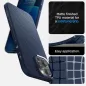 Apple iPhone 14 Pro Hülle Spigen  Liquid Air Navy blau