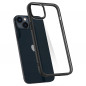 Apple iPhone 14 Plus Hülle Spigen Ultra Hybrid Kristallklar  Matt Schwarz