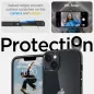 Apple iPhone 14 Plus Hülle Spigen Ultra Hybrid Kristallklar  Matt Schwarz