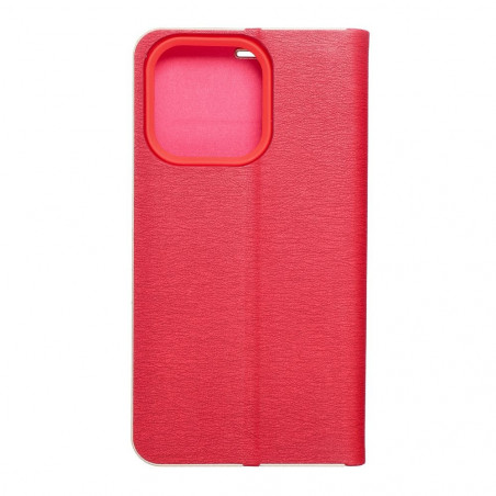 Apple iPhone 14 Pro Book Handytaschen LUNA Book Gold Elegant  Rot