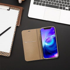 Apple iPhone 14 Plus Book Handytaschen LUNA Book Gold Elegant  Gold