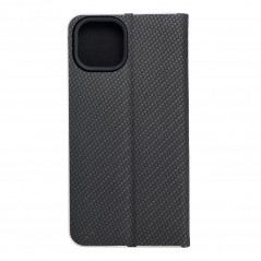 Apple iPhone 14 Pro Max Book Handytaschen LUNA Book Gold Elegant  Schwarz