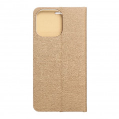 Apple iPhone 14 Pro Max Book Handytaschen LUNA Book Gold Elegant  Gold
