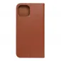 Apple iPhone 14 Book Handytaschen Leather case SMART PRO Elegant  Braun