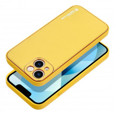 Apple iPhone 14 Plus Hülle Leather Gelb