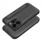 Apple iPhone 14 Pro Book Handytaschen Razor Book Kohlenstoff-Faser, Kohlenstoffmuster  Schwarz