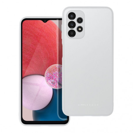 Samsung Galaxy A13 LTE Hülle Roar Matte Glass Stilvoll  Stahl