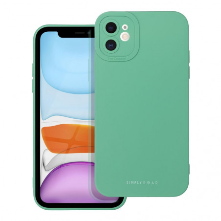 Apple iPhone 11 Hülle Roar Luna Monochromatische, Stilvoll, Ein ästhetisches Accessoire  Grün