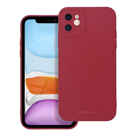 Apple iPhone 11 Hülle Roar Luna Monochromatische, Stilvoll, Ein ästhetisches Accessoire  Rot