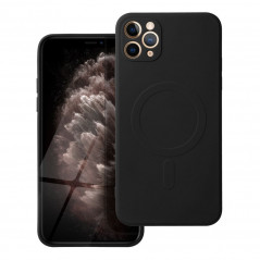 Apple iPhone XS Max Hülle Silicone Mag Cover MagSAFE  Schwarz