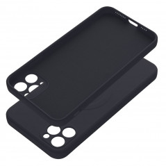Apple iPhone XS Max Hülle Silicone Mag Cover MagSAFE  Schwarz