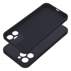 Apple iPhone 12 Pro Max Hülle Silicone Mag Cover MagSAFE  Schwarz