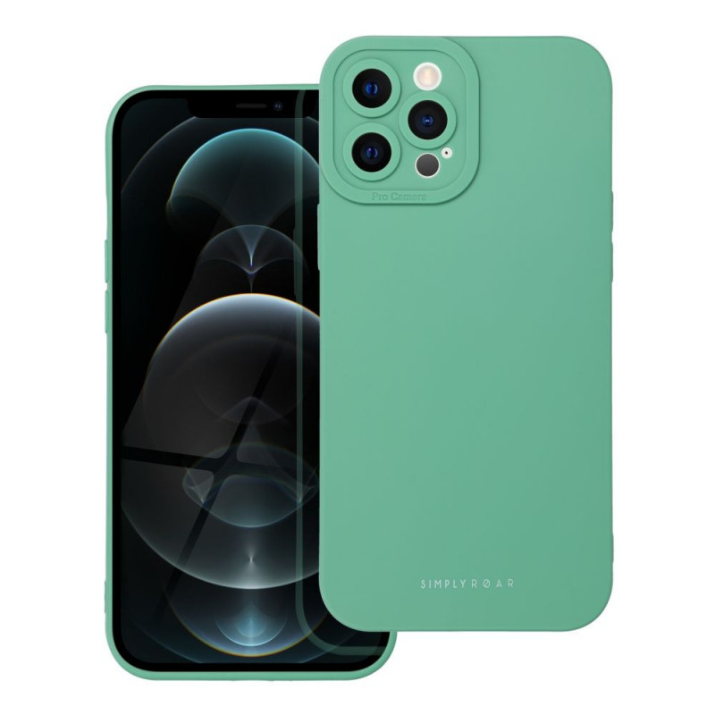 Apple iPhone 12 Pro Max Hülle Roar Luna Monochromatische, Stilvoll, Ein ästhetisches Accessoire  Grün