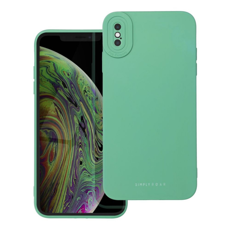 Apple iPhone X Hülle Roar Luna Monochromatische, Stilvoll, Ein ästhetisches Accessoire  Grün