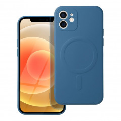 Apple iPhone 12 Hülle Silicone Mag Cover MagSAFE  Blau