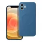 Apple iPhone 12 Hülle Silicone Mag Cover MagSAFE  Blau