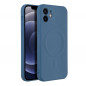 Apple iPhone 12 Hülle Silicone Mag Cover MagSAFE  Blau