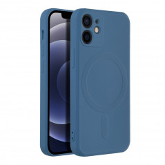Apple iPhone 12 mini Hülle Silicone Mag Cover MagSAFE  Blau
