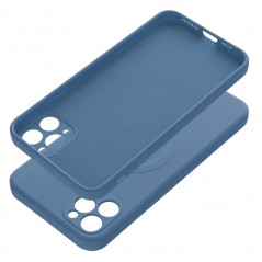 Apple iPhone XS Max Hülle Silicone Mag Cover MagSAFE  Blau