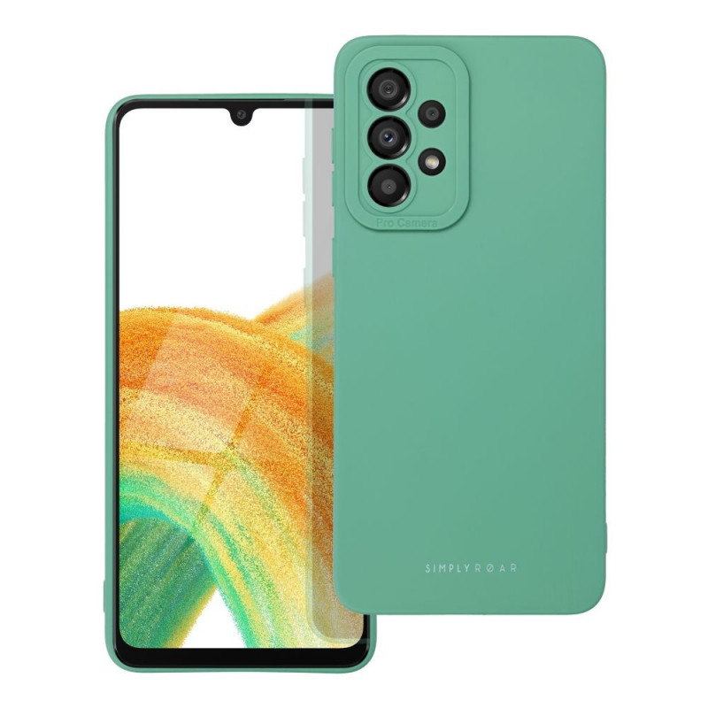 Samsung Galaxy A33 Hülle Roar Luna Monochromatische, Stilvoll, Ein ästhetisches Accessoire  Grün