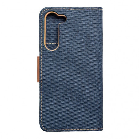 Samsung Galaxy S23 Plus 5G Book Handytaschen CANVAS Book Navy blau