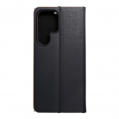 Samsung Galaxy S23 Ultra 5G Book Handytaschen LUNA Book Gold Elegant  Schwarz