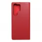 Samsung Galaxy S23 Ultra 5G Book Handytaschen Leather case SMART PRO Elegant  Rotwein