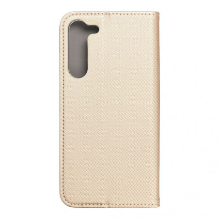 Samsung Galaxy S23 Plus 5G Book Handytaschen Smart Case Book Gold