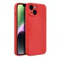 Apple iPhone 14 Hülle Silicone Mag Cover MagSAFE  Rot