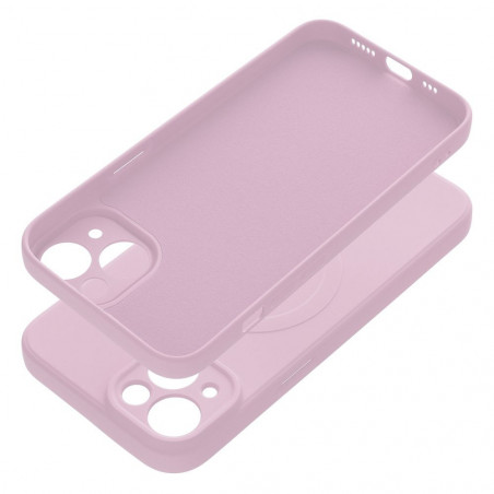 Apple iPhone 14 Hülle Silicone Mag Cover MagSAFE  Rosa