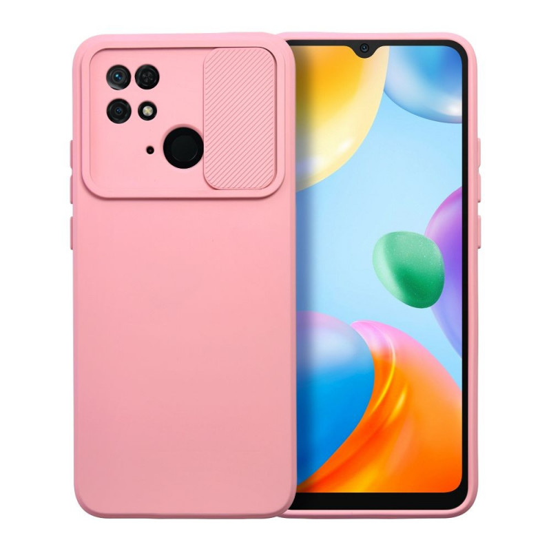 XIAOMI Redmi 10C Hülle Slide Hell-Pink