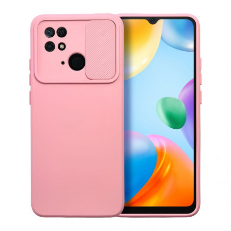 XIAOMI Redmi 10C Hülle Slide Hell-Pink