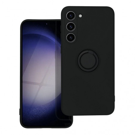 Samsung Galaxy S23 Plus 5G Hülle Silicone ring Schwarz