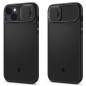 Apple iPhone 14 Hülle Spigen Optik Armor Schwarz
