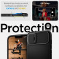 Apple iPhone 14 Hülle Spigen Optik Armor Schwarz