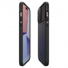 Apple iPhone 14 Pro Max Hülle Spigen Optik Armor Schwarz
