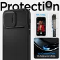 Apple iPhone 14 Pro Max Hülle Spigen Optik Armor Schwarz