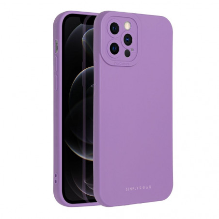 Apple iPhone 12 Pro Hülle Roar Luna Monochromatische, Stilvoll, Ein ästhetisches Accessoire  Lila (Violet)