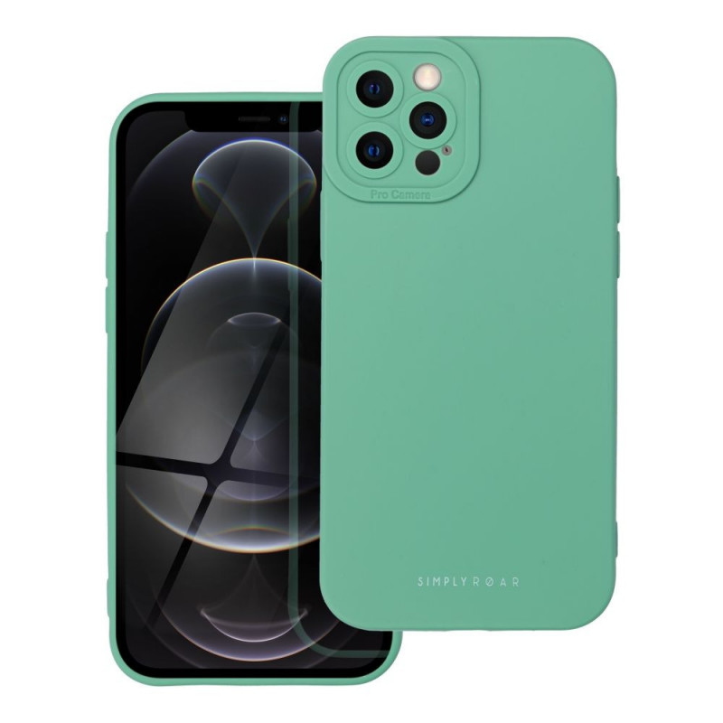 Apple iPhone 12 Pro Hülle Roar Luna Monochromatische, Stilvoll, Ein ästhetisches Accessoire  Grün