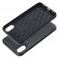 Apple iPhone X Hülle Carbon premium Elegant  Schwarz